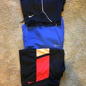 3 Pairs of Nike Basketball Shorts, Size Medium